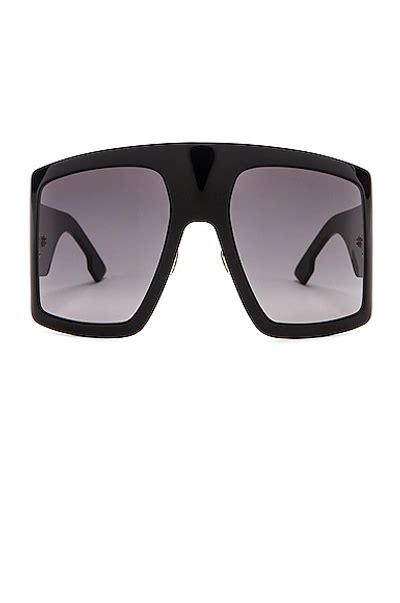 Dior Solight1 Gradient Shield Sunglasses In Black 